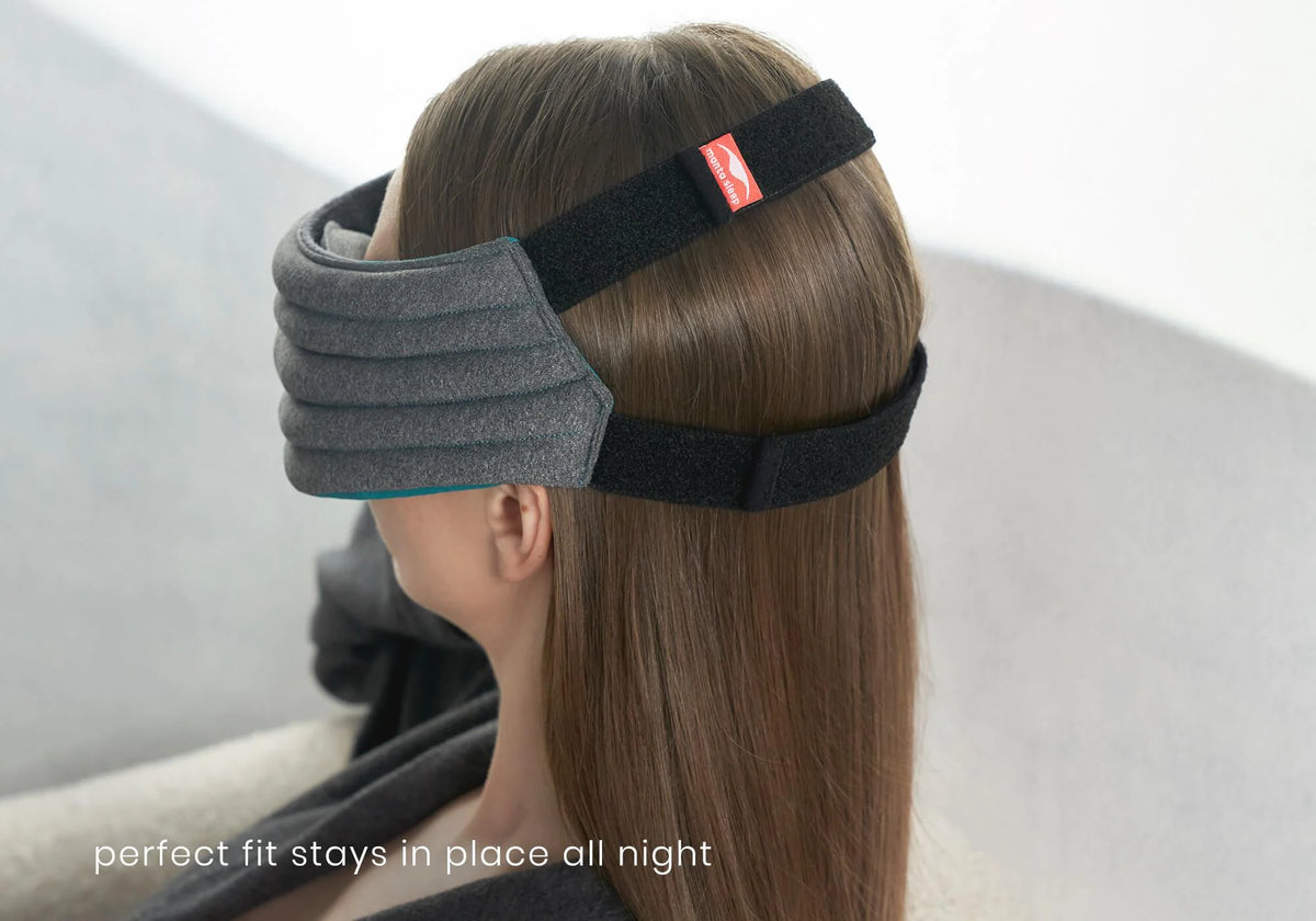 Weighted Sleep Mask Light-Blocking Adjustable Fit