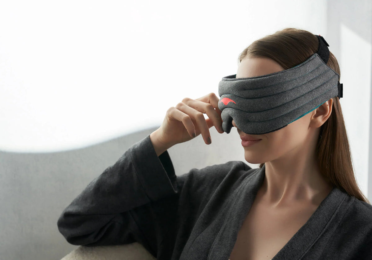 Weighted Sleep Mask Light-Blocking Adjustable Fit