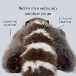 Weighted Stuffed Animal Raccoon Extra-Long Arms