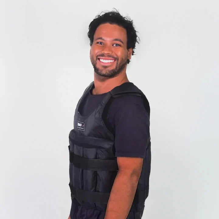 Weighted Vest Adjustable Removable Weights Up to 110 Pounds