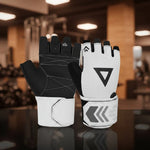 Weightlifting Gloves Breathable Mesh Padded Palms Non-Slip Grip