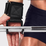Weightlifting Hooks Steel Slip-Resistant Wrist Support