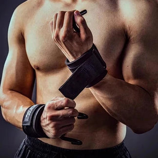 Weightlifting Hooks Steel Slip-Resistant Wrist Support