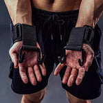 Weightlifting Hooks Steel Slip-Resistant Wrist Support