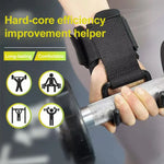 Weightlifting Hooks Steel Slip-Resistant Wrist Support