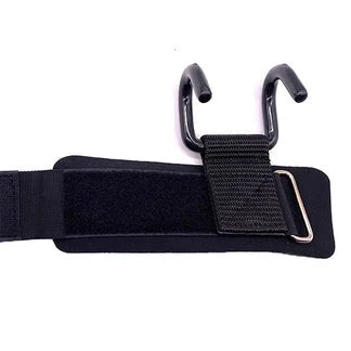 Weightlifting Hooks Steel Slip-Resistant Wrist Support