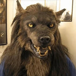 Werewolf Mask Lifelike Synthetic Hair Adjustable Fit