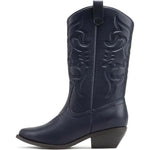 Western Boots Knee-High Pointed Toe Cushioned Insole