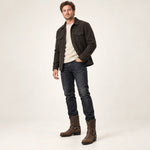 Western Boots Tall Shaft Harness Strap Cushioned Insole