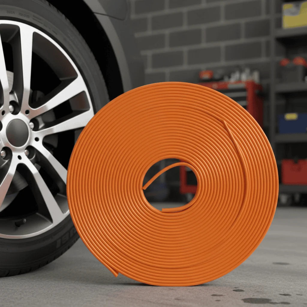 Wheel Rim Protector Strip Self-Adhesive Weather-Resistant Rubber