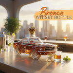 Whiskey Bottle Horse-Inspired Decorative Bar Accent