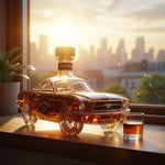 Whiskey Bottle Horse-Inspired Decorative Bar Accent