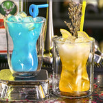 Whiskey Tumbler Double-Wall Insulated Durable Glass 250ml