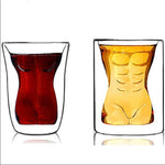 Whiskey Tumbler Double-Wall Insulated Durable Glass 250ml
