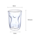 Whiskey Tumbler Double-Wall Insulated Durable Glass 250ml