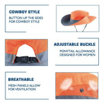 Wide Brim Sun Hat UPF50+ Ponytail Hole Packable