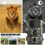 Wildlife Camera 1080p HD No-Glow Night Vision Weatherproof IP66