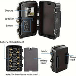 Wildlife Camera 1080p HD No-Glow Night Vision Weatherproof IP66