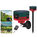 Wildlife Repeller Solar-Powered Motion-Activated Sound & Flashing Lights