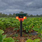Wildlife Repeller Solar-Powered Motion-Activated Sound & Flashing Lights