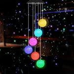 Wind Chime Lights Solar-Powered Color-Changing LED Weatherproof