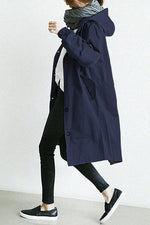 Windbreaker Jacket Lightweight Water-Repellent Adjustable Hood