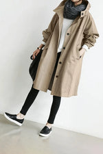 Windbreaker Jacket Lightweight Water-Repellent Adjustable Hood