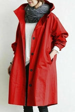 Windbreaker Jacket Lightweight Water-Repellent Adjustable Hood