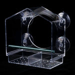 Window Bird Feeder Clear Acrylic Suction Cup Mount