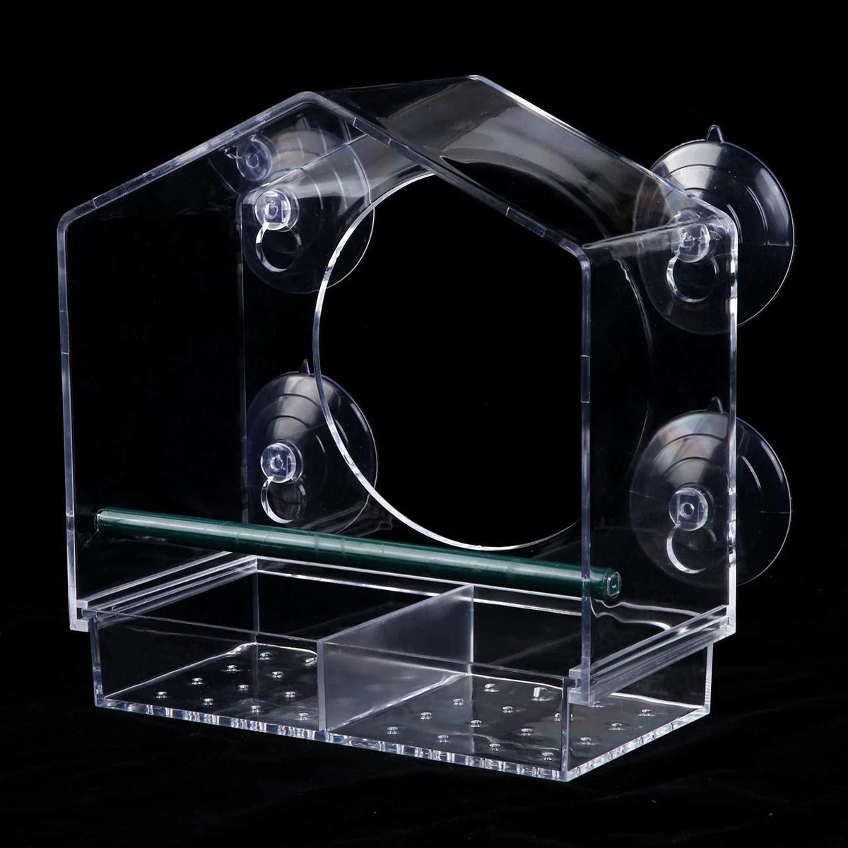 Window Bird Feeder Clear Acrylic Suction Cup Mount
