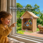 Window Bird Feeder Suction Cup Mount Easy To Clean