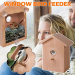 Window Bird Feeder Suction Cup Mount Easy To Clean