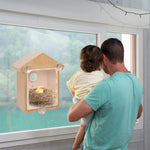 Window Bird Feeder Suction Cup Mount Easy To Clean
