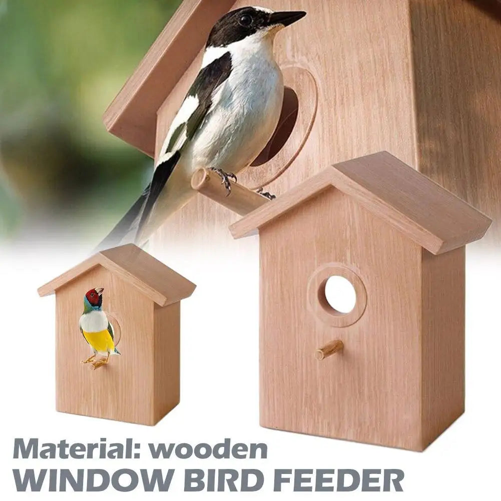 Window Bird Feeder Suction Cup Mount Easy To Clean