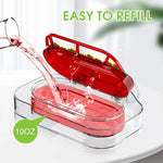Window Hummingbird Feeder Clear Viewing Suction Mount Ant Moat