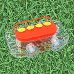 Window Hummingbird Feeder Clear Viewing Suction Mount Ant Moat