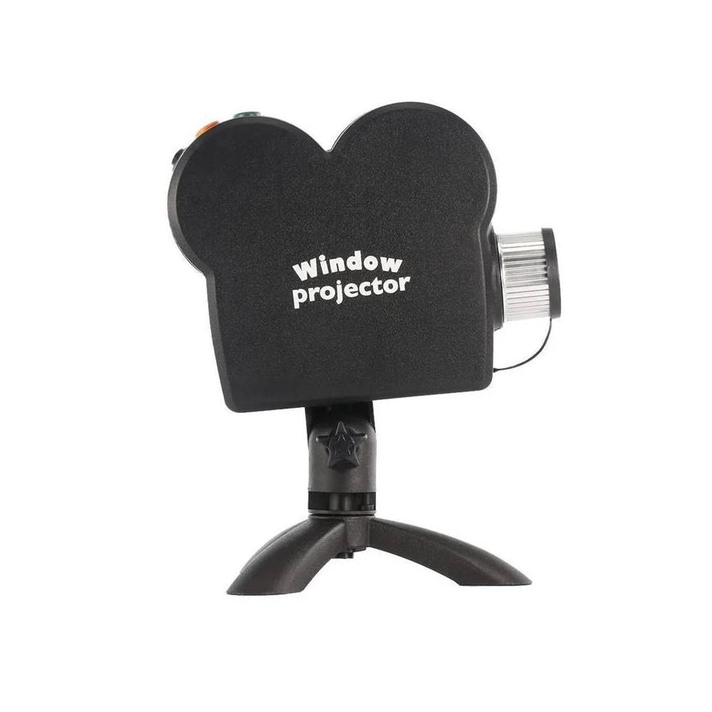 Window Projector 12 Moving Holiday Animations Adjustable Focus