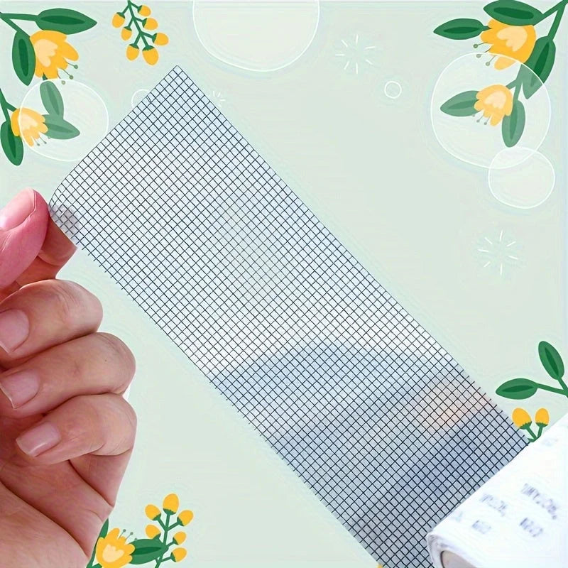Window Screen Repair Tape Peel-And-Stick Fiberglass 2.5m Roll
