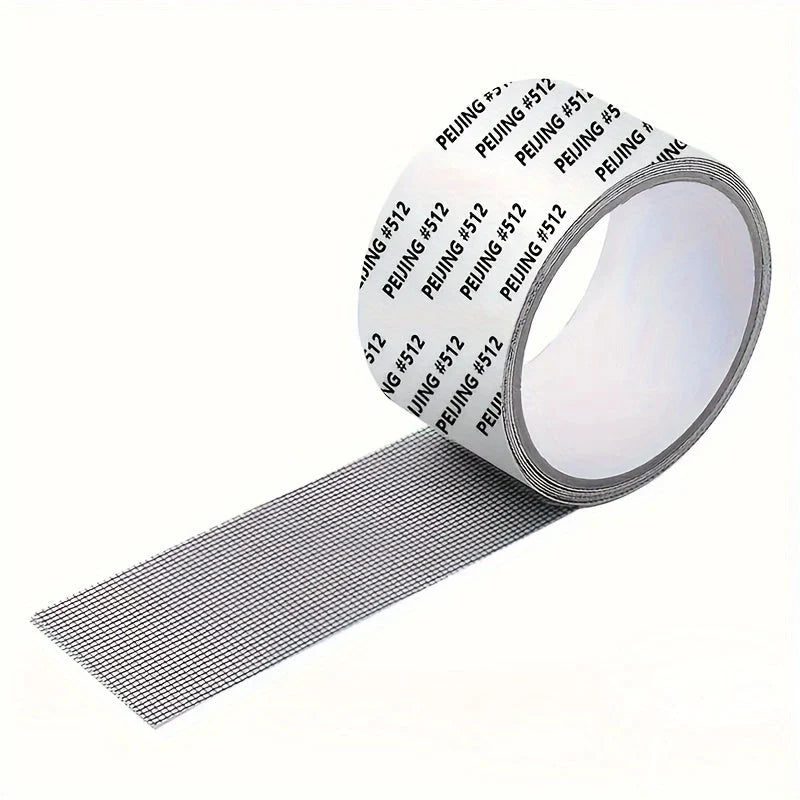 Window Screen Repair Tape Peel-And-Stick Fiberglass 2.5m Roll
