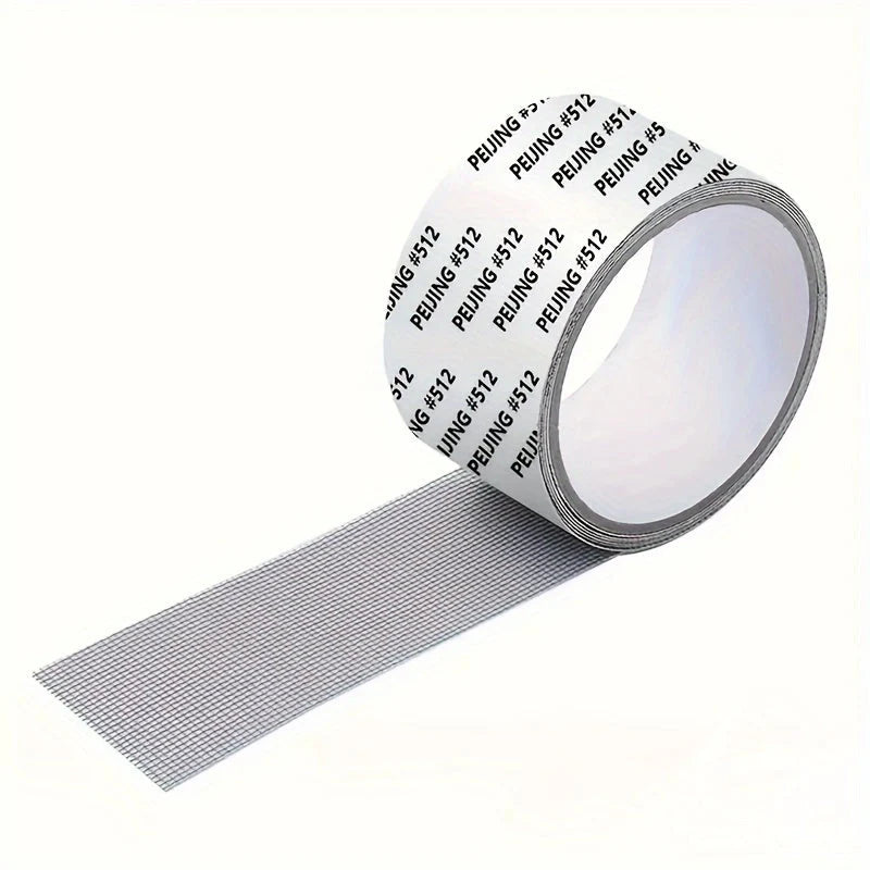 Window Screen Repair Tape Peel-And-Stick Fiberglass 2.5m Roll