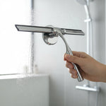 Window & Shower Squeegee Stainless Steel No-Drill Suction Hook