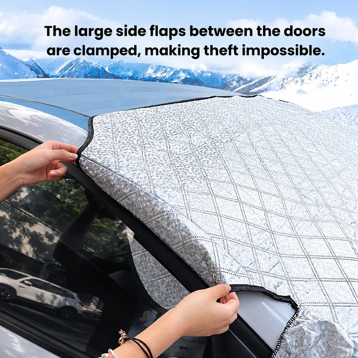 Windshield Cover Magnetic Water-Repellent Foldable