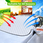Windshield Cover Magnetic Water-Repellent Foldable