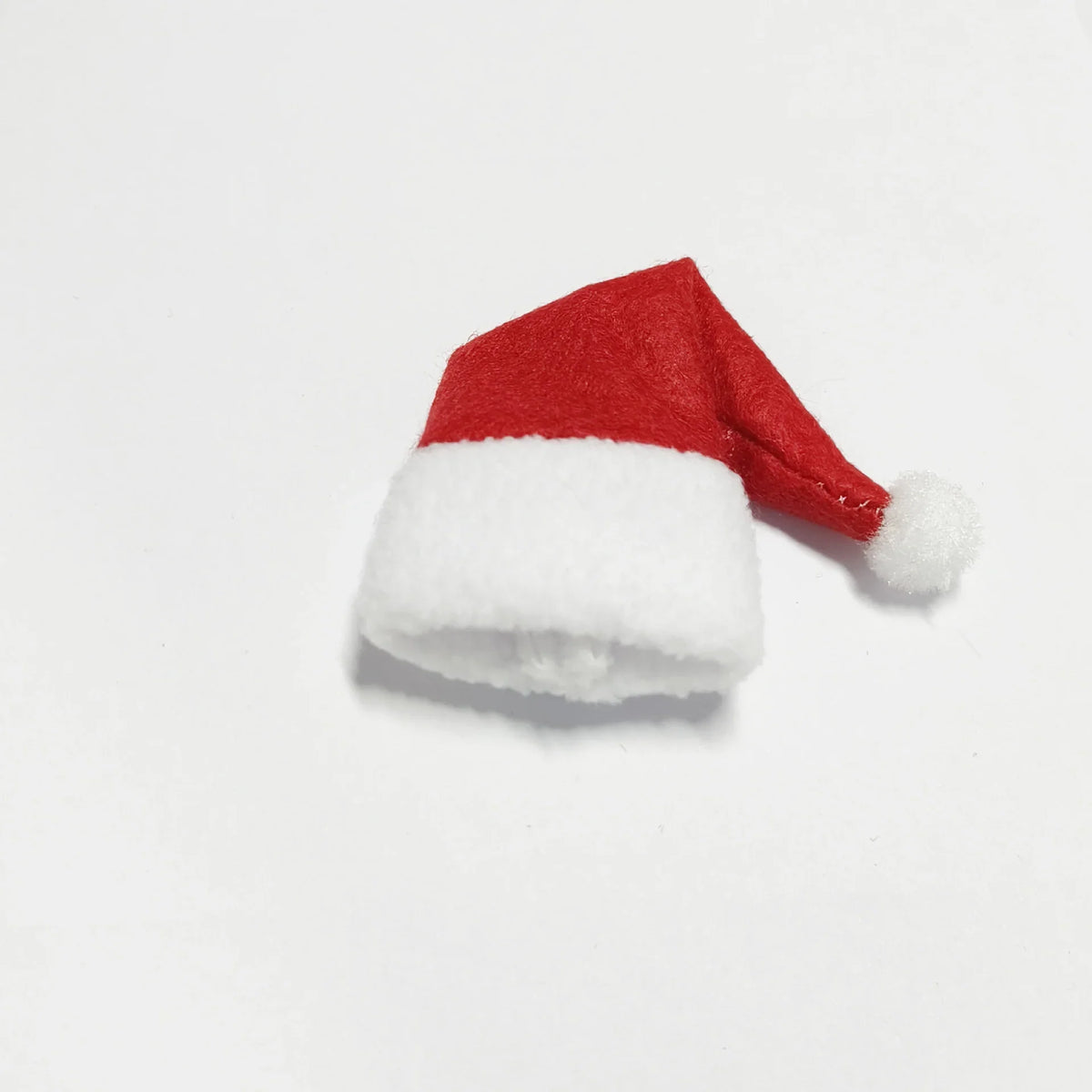 Wine Bottle Cover Plush Santa Hat