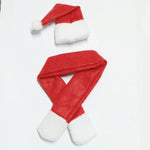 Wine Bottle Cover Plush Santa Hat