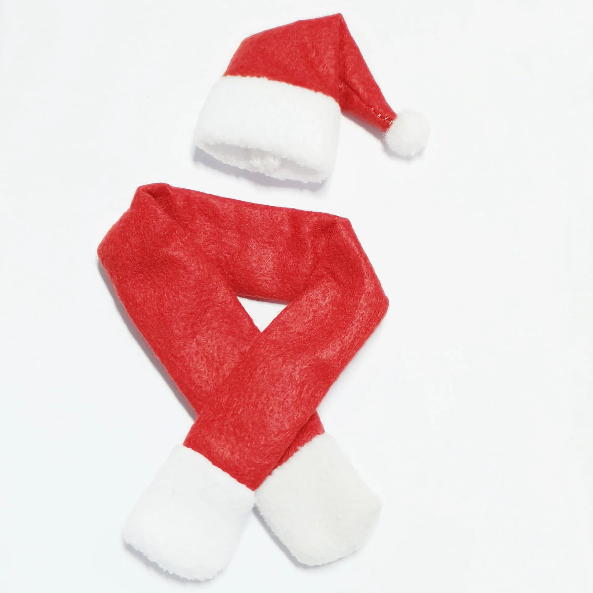 Wine Bottle Cover Santa Hat Soft Fabric Universal Fit