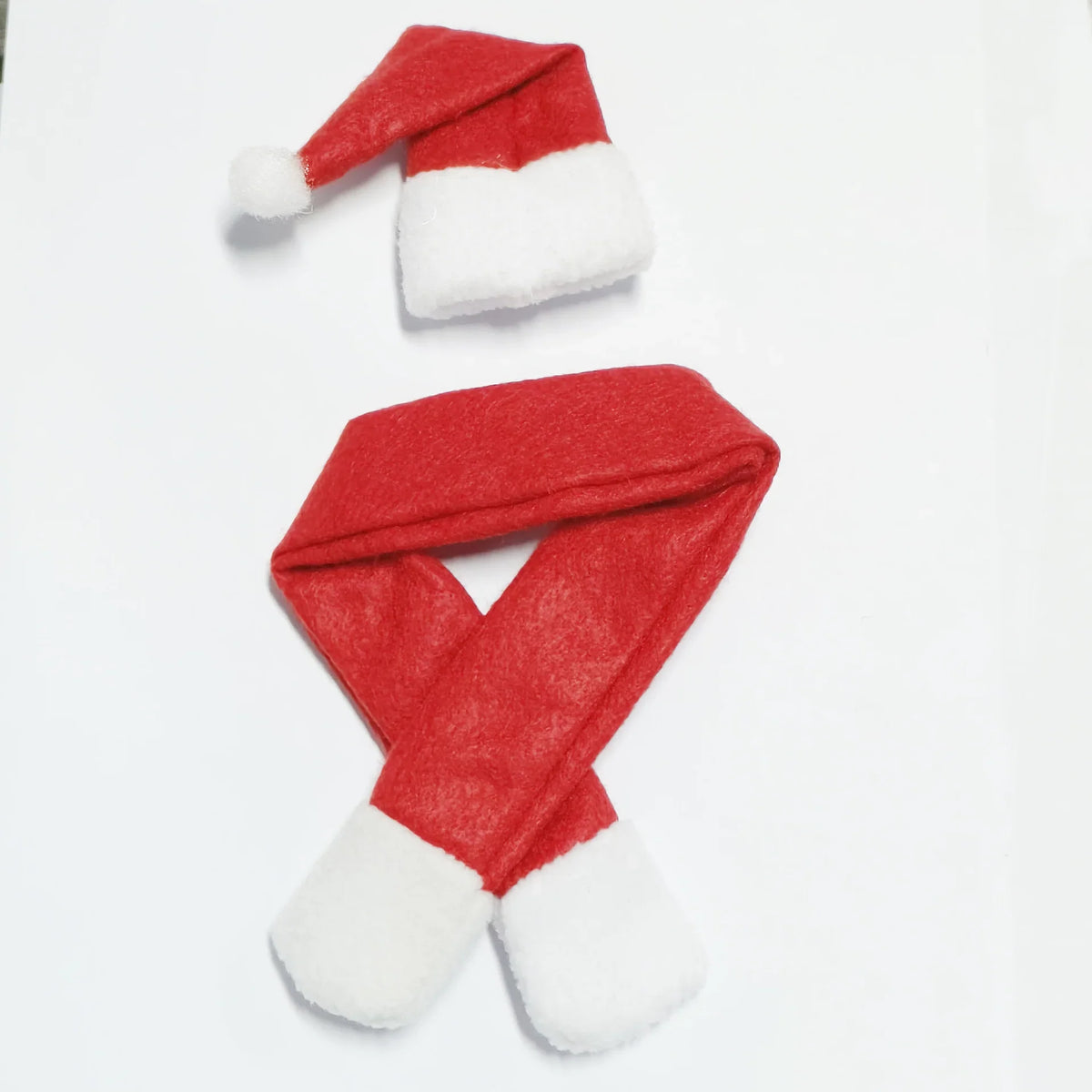 Wine Bottle Cover Santa Hat Soft Fabric Universal Fit