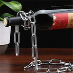 Wine Bottle Holder Hanging Metal Single Bottle Display