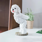 Wine Bottle Holder Resin Sculpted Puppy Decorative Display