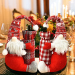 Wine Bottle Holder Santa Design Soft & Durable Fabric